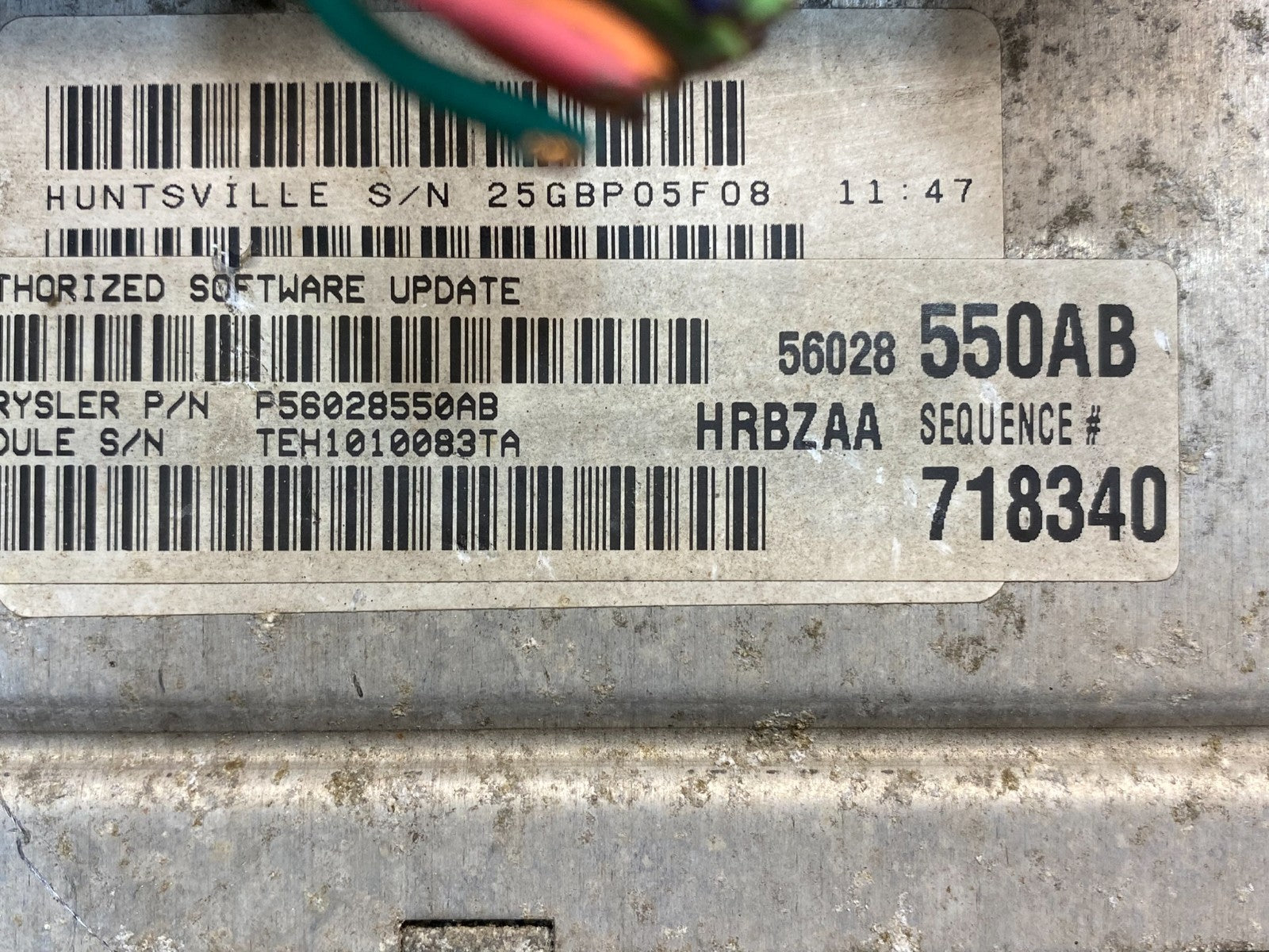 2001 Dodge Ram 1500 Engine Computer 5.9L ECM ECU AF4200 DW2
