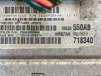 2001 Dodge Ram 1500 Engine Computer 5.9L ECM ECU AF4200 DW2