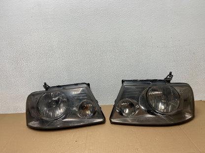 2004 to 2008 Ford F-150 F150 Left+Right Halogen Headlights AB6097 DW0