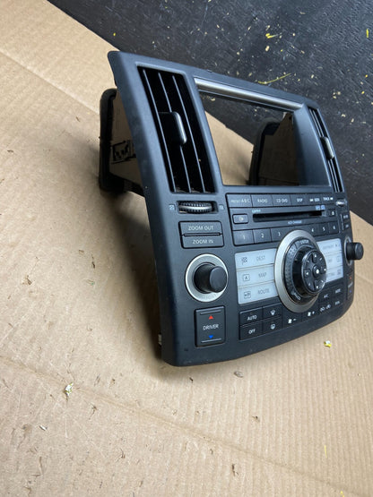 2006 to 2008 Infiniti FX35 Front Radio A/C Heater Switch Control Panel U5943 DG1