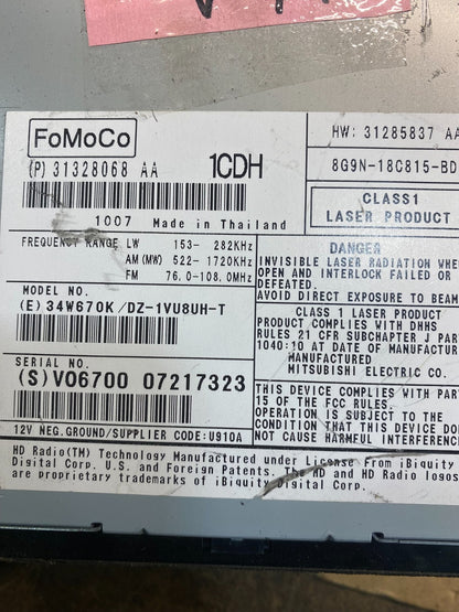 2010 to 2011 Volvo XC60 Climate Control Radio Bezel Panel Trim  Oem AC2796 DG6