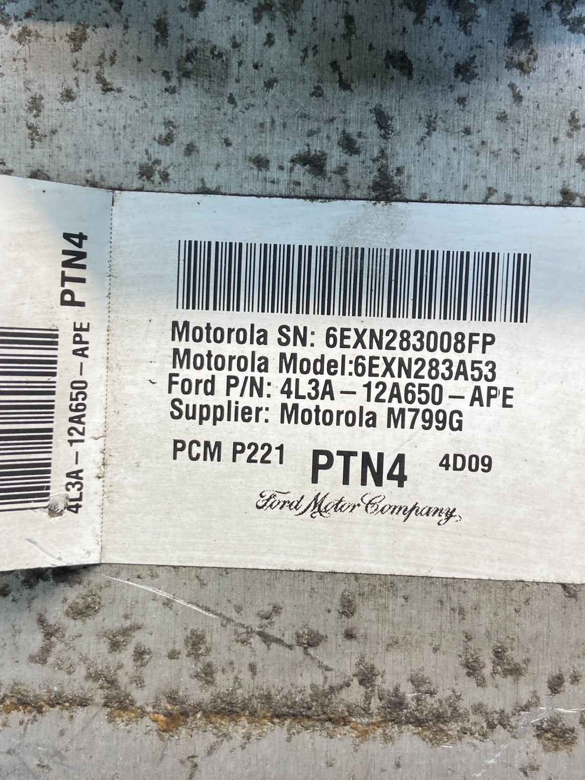 2004 Ford F-150 F150 5.4L Engine Control Unit ECU Computer Module AG1632 DW2