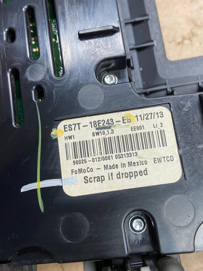2013 to 2015 Ford Fusion Radio Climate Control A/C Control ag8527 DG5