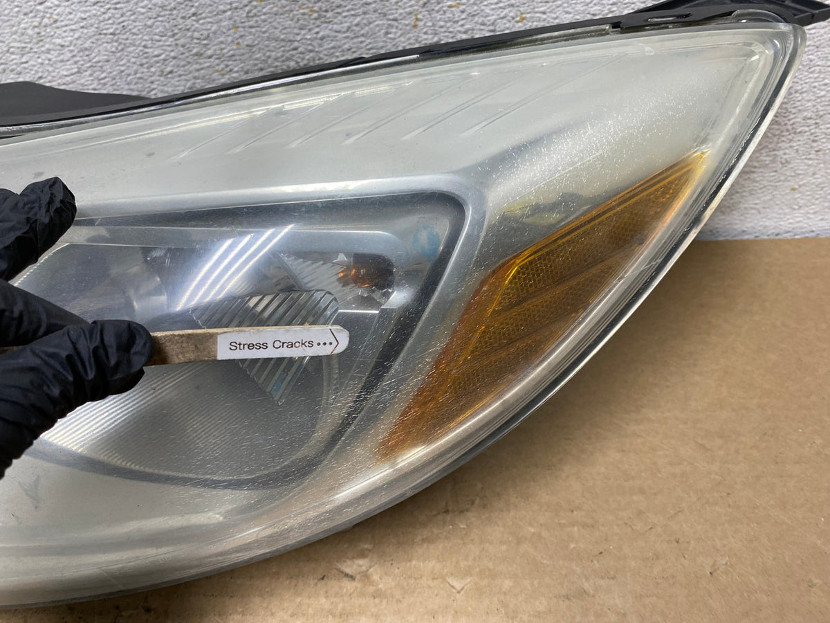 2012 2013 2014 Ford Focus Left Driver Lh Side Halogen Headlight AH8018 LK4