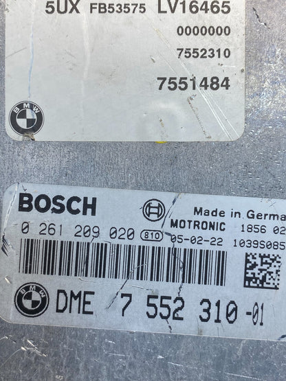 2003 to 2005 BMW X5 ECM ECU Engine Control Computer Module 7552310 AD9984 DW2