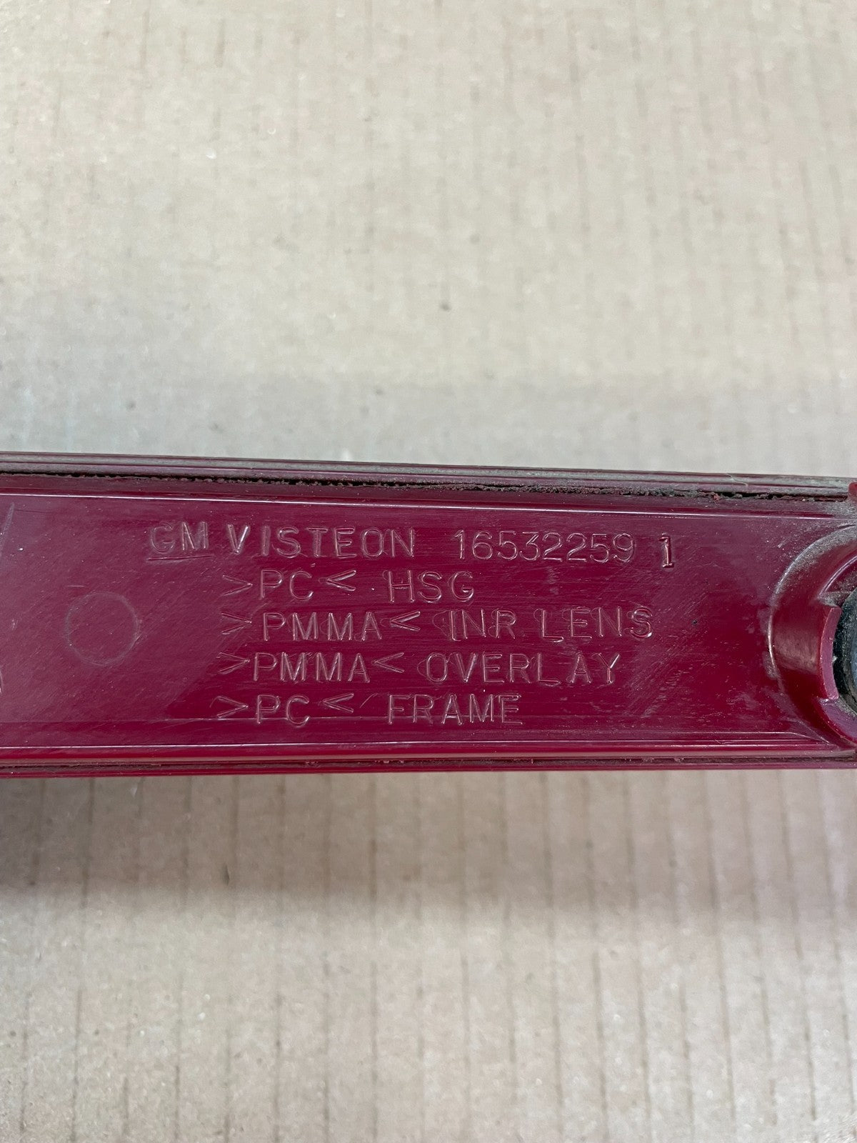 2005 2006 2007 Cadillac Sts Center Trunk Third Brake Led Tail Light Oe AC1928 DG6