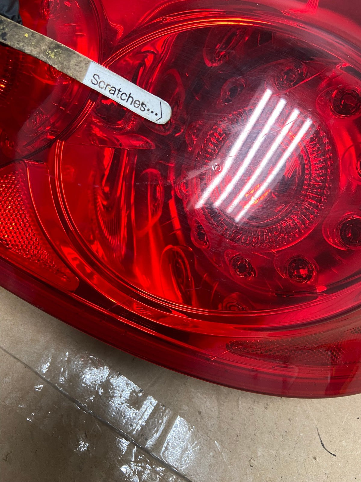 2007 to 2013 Infiniti G35 G37 Sedan Right Passenger Rh Tail Light AE5001 LK3