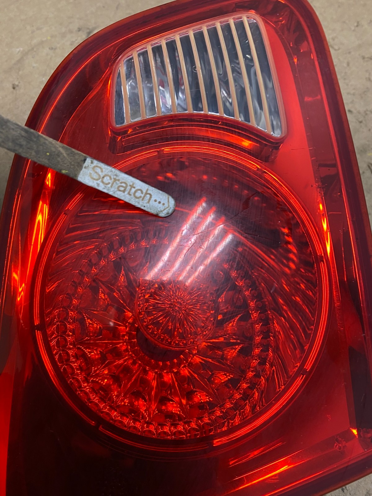 2007 2008 2009 Hyundai Santa Fe Left Driver LH Tail Light Inner Oem X2354 DW3