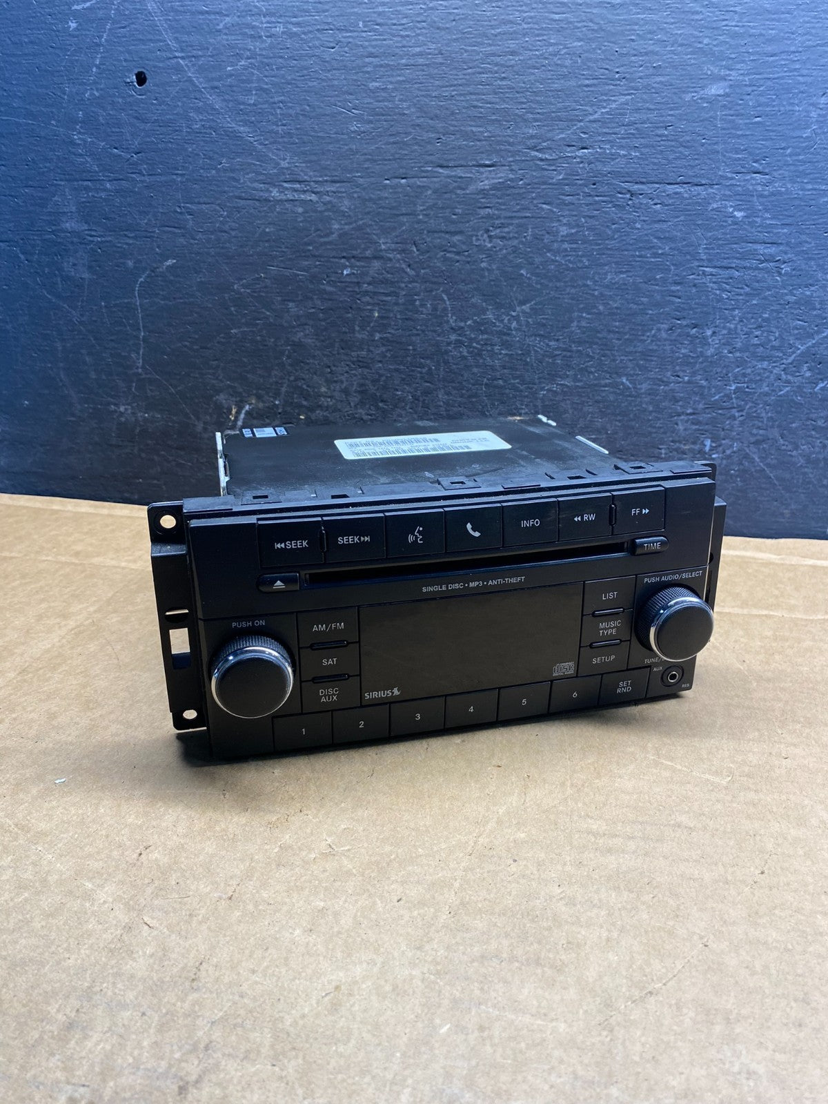 2005-2009 Chrysler Dodge Jeep Ram Radio CD MP3 Receiver AD7573 DG0