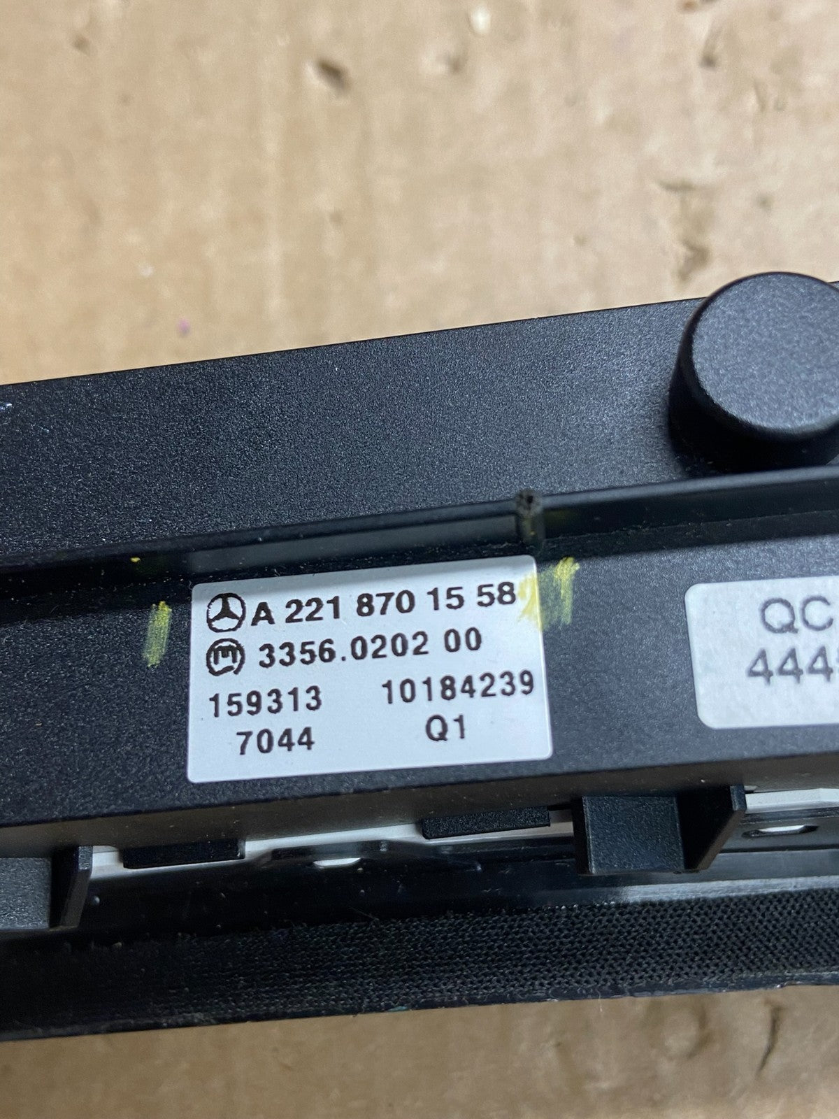 2007-2013 Mercedes W221 S550 S600 Dashboard Dash Control Switch Panel ae4295 DG4