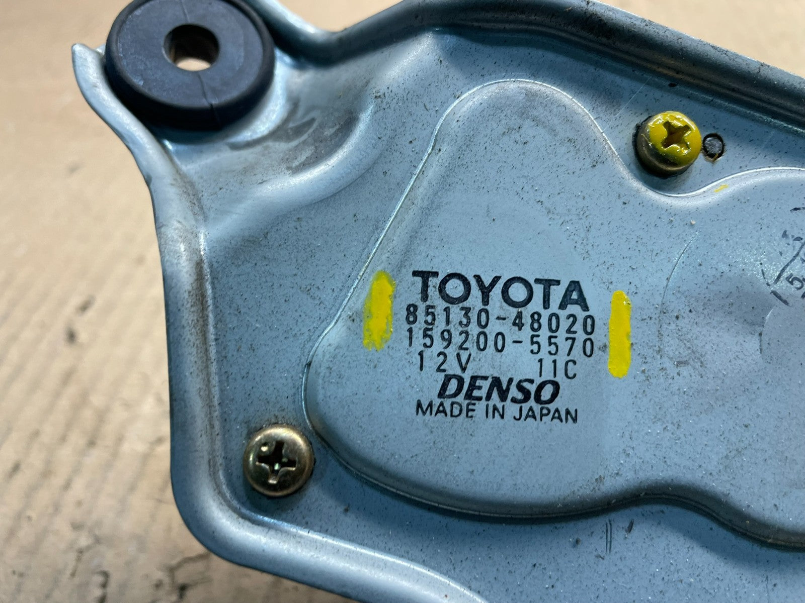 2001 to 2007 Toyota Highlander Rear Wiper Motor OEM V1881 DG6