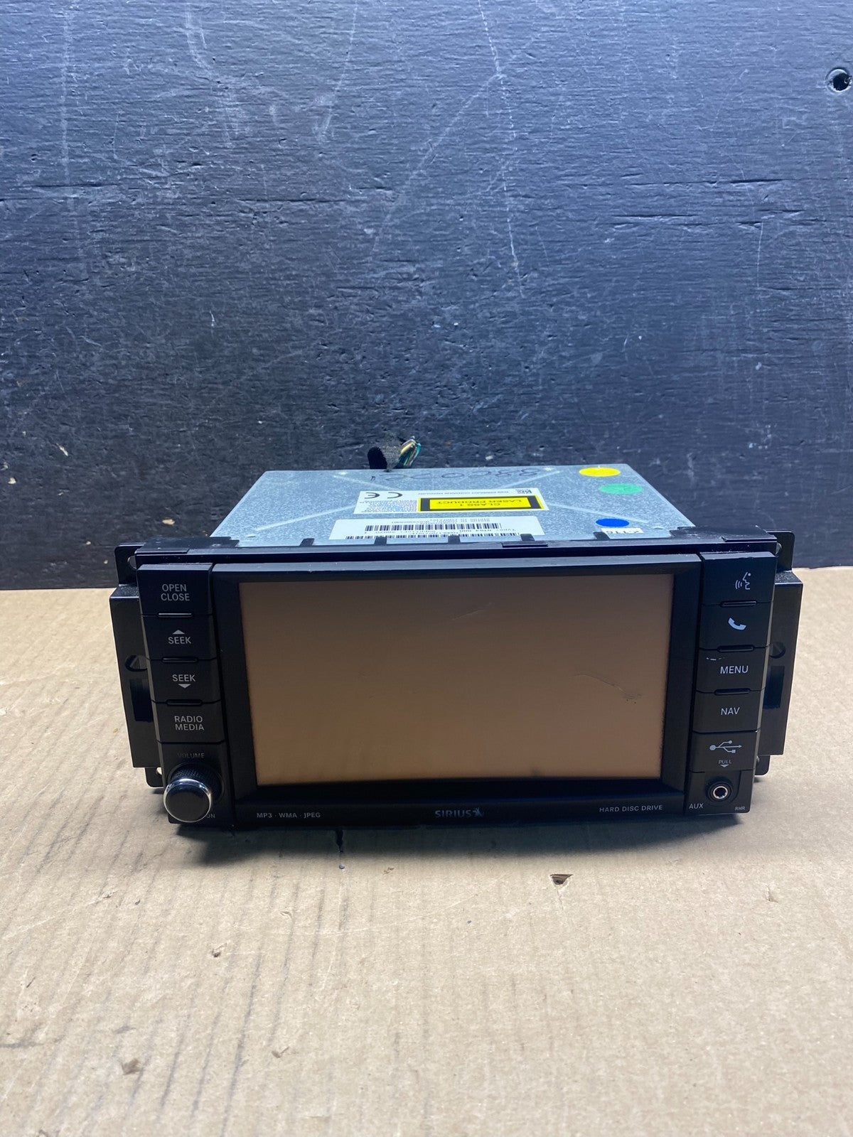 2011 2017 Jeep Dodge Chrysler Screen Display CD Player Satellite Radio AG3835 DG0