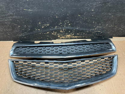 2010-2013 Chevrolet Equinox Upper Lower Set Front Chrome Grill Grille Y6429 DG0