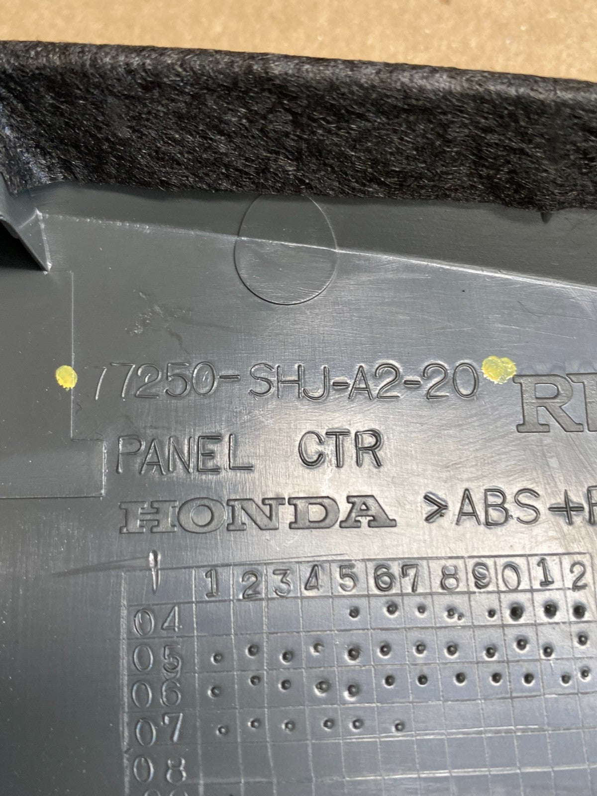2005 to 2010 Honda Odyssey Radio Climate Control Dash Trim Bezel af6350 DG4
