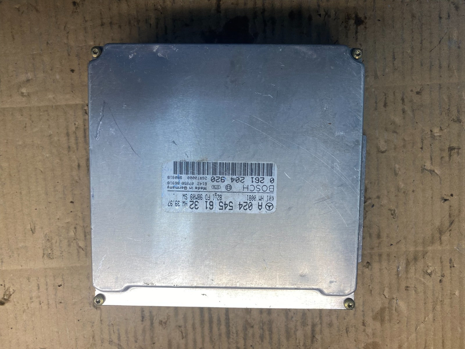 1998 - 2000 Mercedes R129 SL500 S500 ECU ECM Engine Control Module ad1476 DG0
