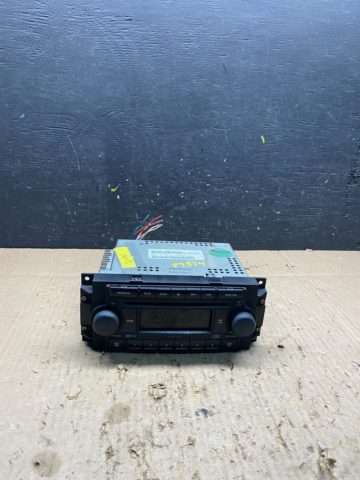 2007-2012 Chrysler Dodge Jeep Ram Radio CD MP3 AUX Receiver P7874 DG0