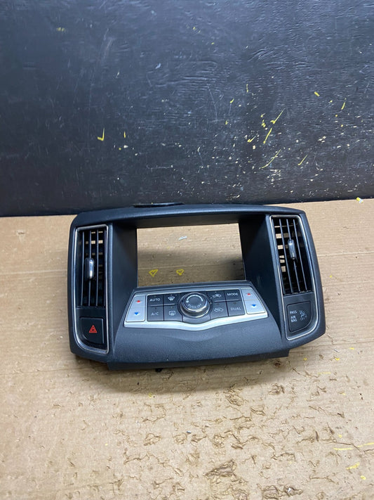 2009-2014 Nissan Maxima Center Console Climate Control Radio Bezel OEM W3455 DG0
