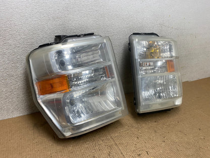 2008-2014 Ford Econoline E150 E250 E350 Left+Right Headlights W5356 DW2