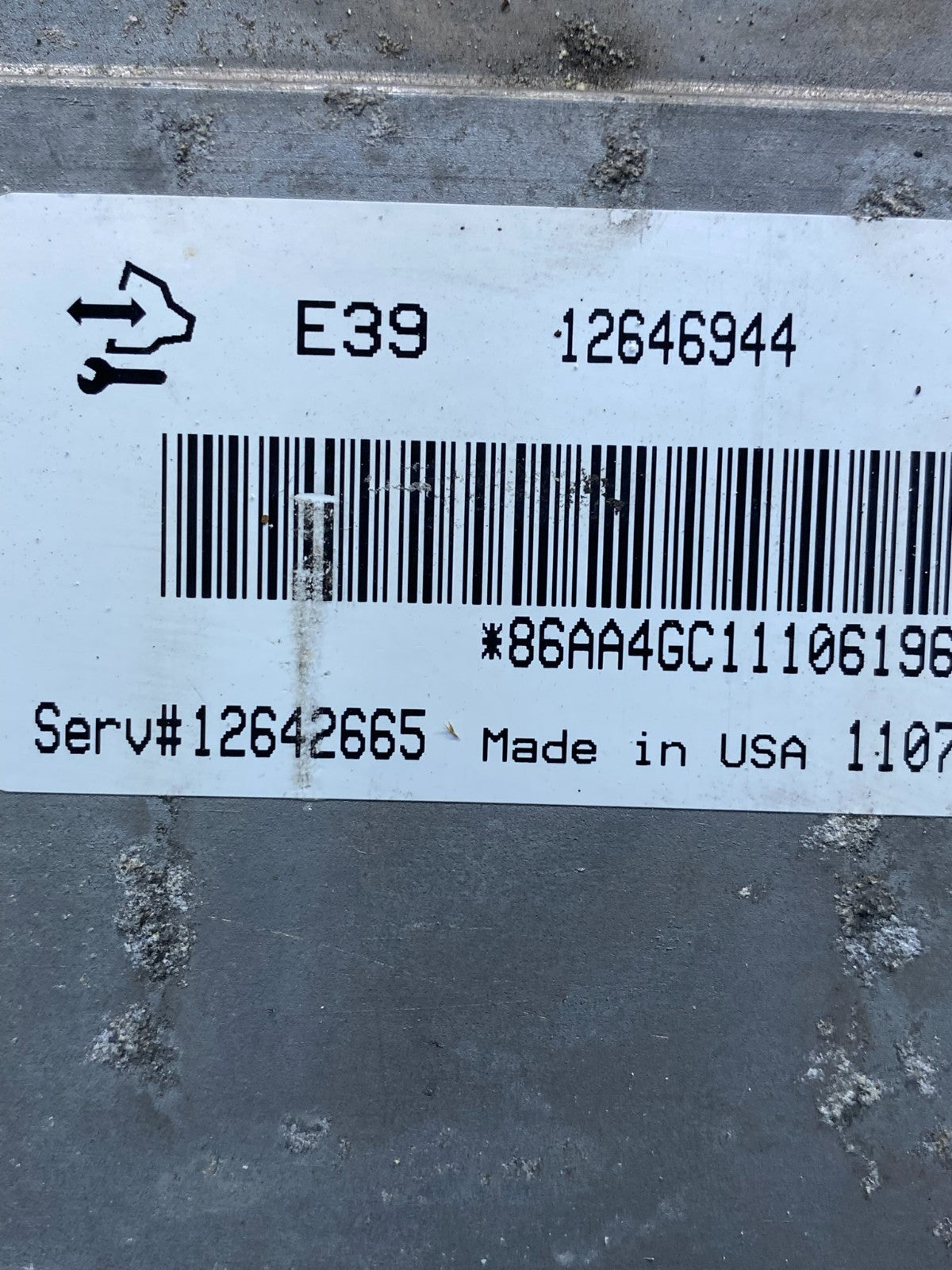 2010 2011 Chevrolet Equinox Terrain Ecu Engine Control Module Unit Ecm ae0159 DG2