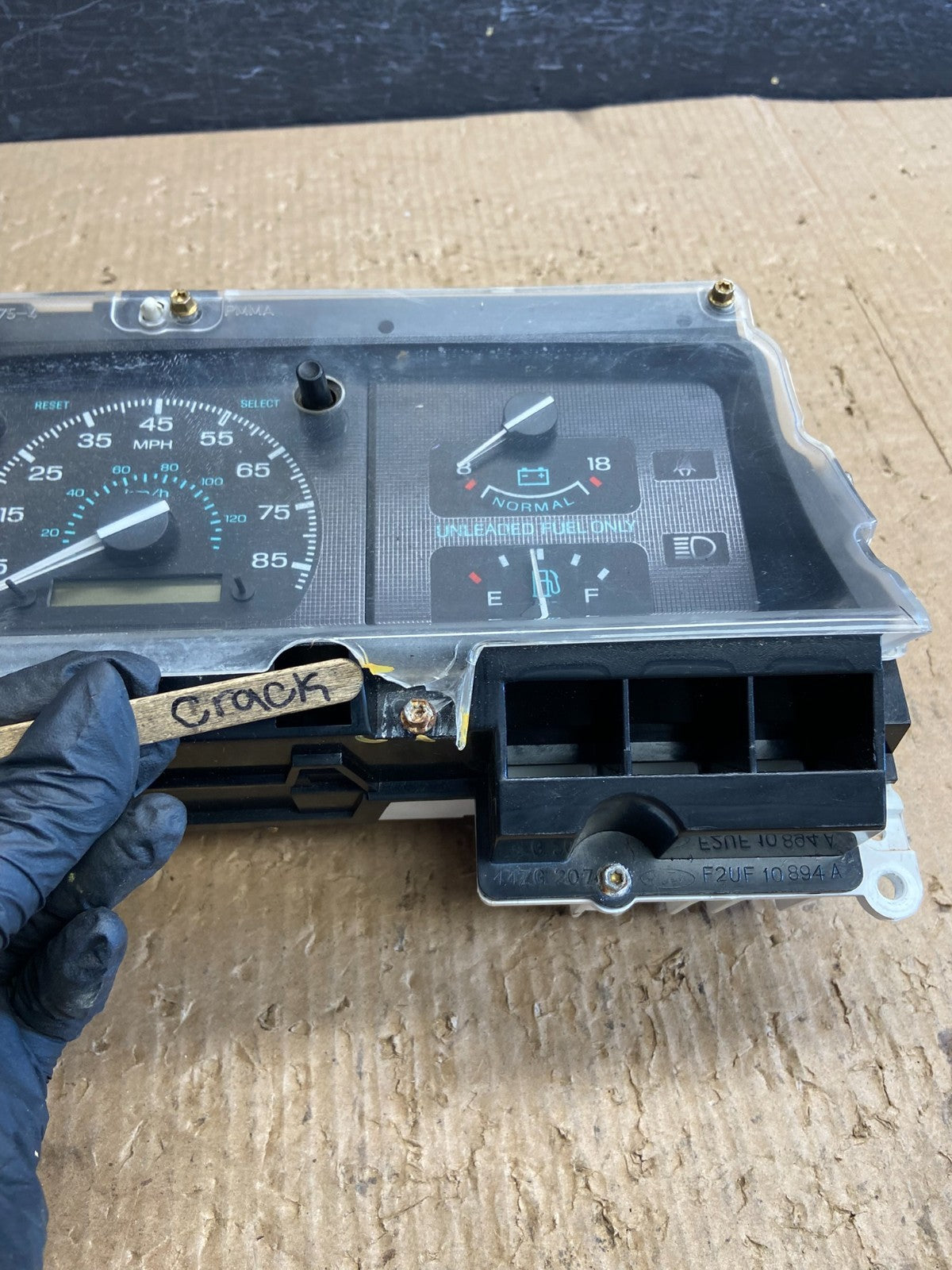 1992 to 1996 Ford F150 F-Series Bronco Speedometer Cluster Gauge AF1577 DG4