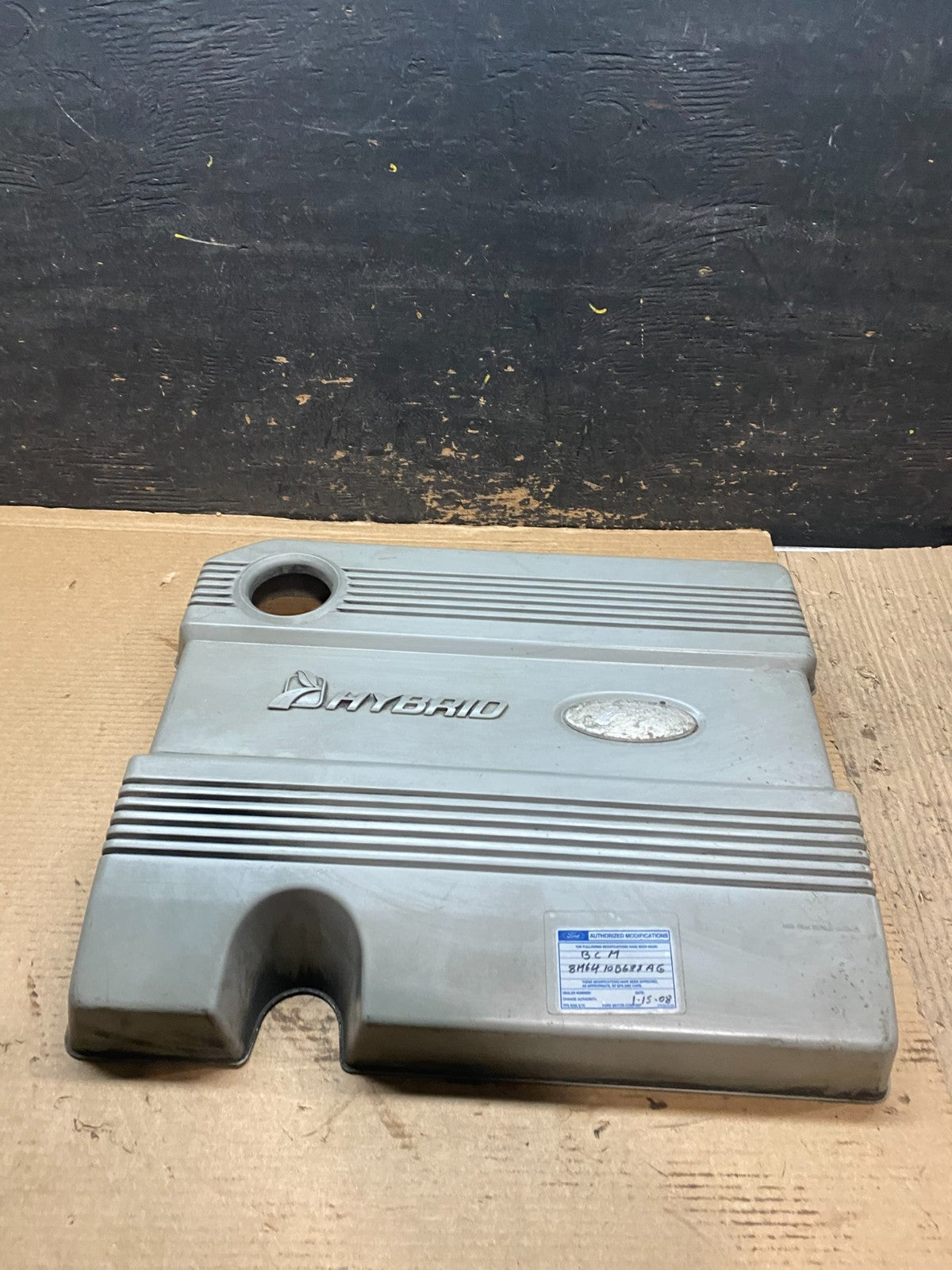 2006 to 2008 Ford Escape Hybrid Engine Motor Cover Oem V9384 DG0