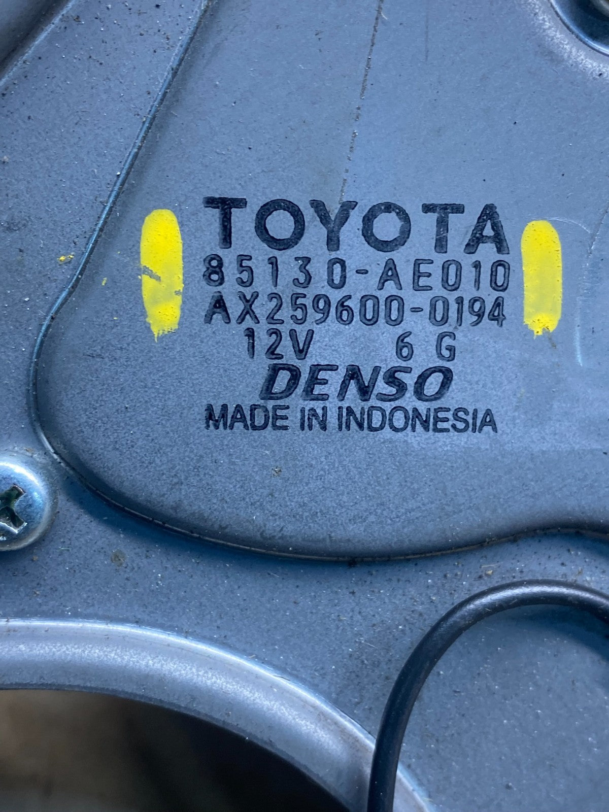 2011-2020 Toyota Sienna Rear Windshield Washer Wiper Motor AF4142 DW4