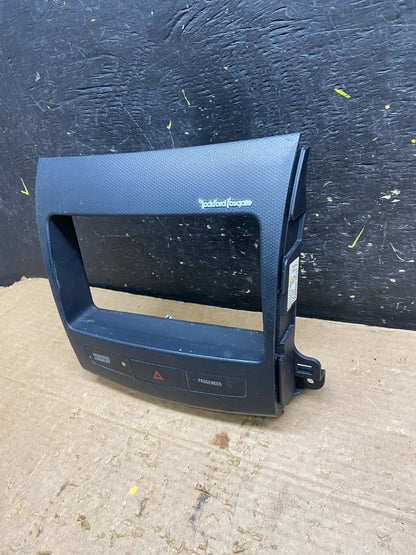 2007 to 2010 Mitsubishi Outlander Center Dash Bezel Radio Navi Trim OEM X1155 DG2