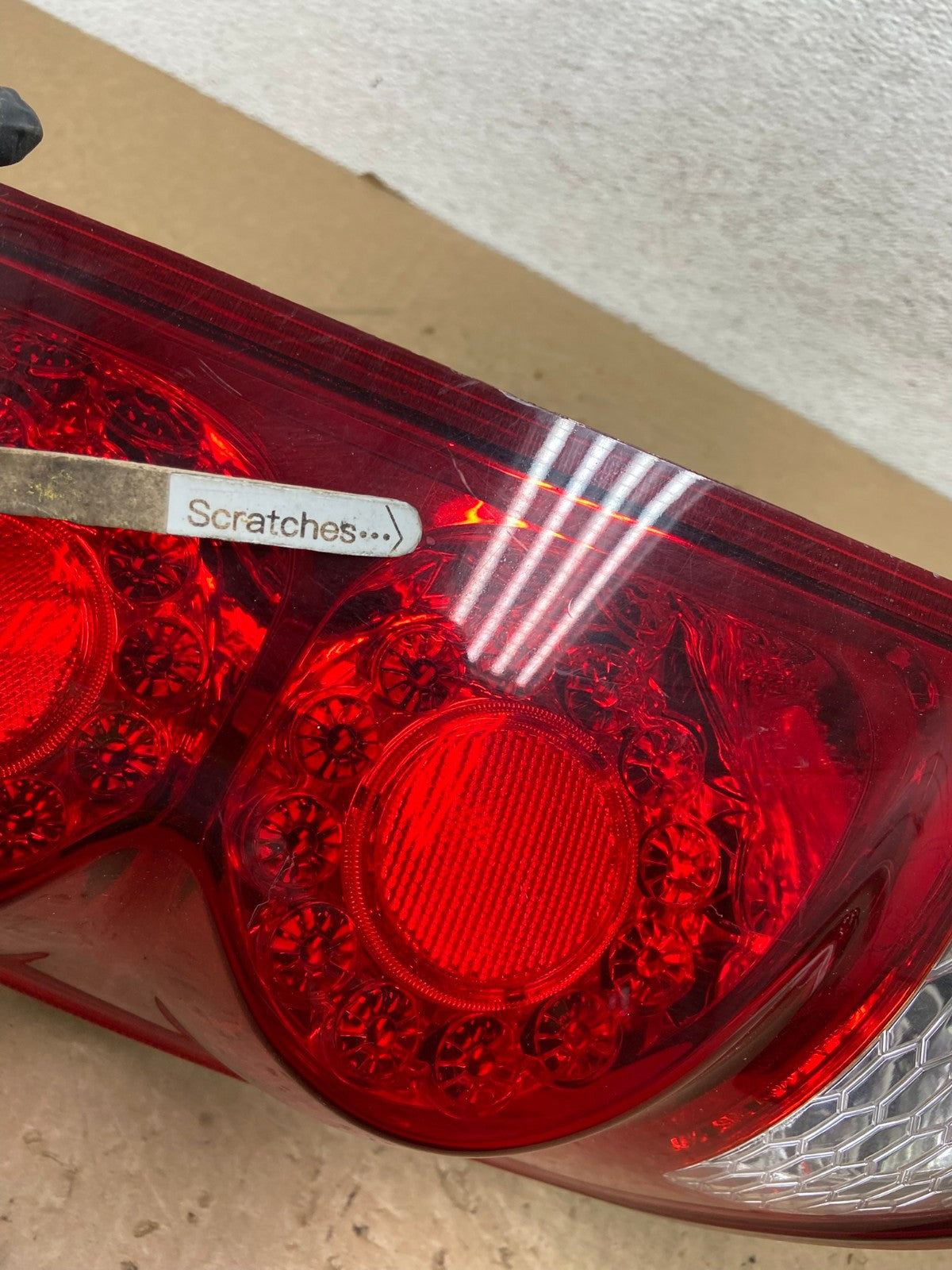 2011 to 2018 Dodge Grand Caravan Left Driver Tail Light Led DEPO AG1288 LK3