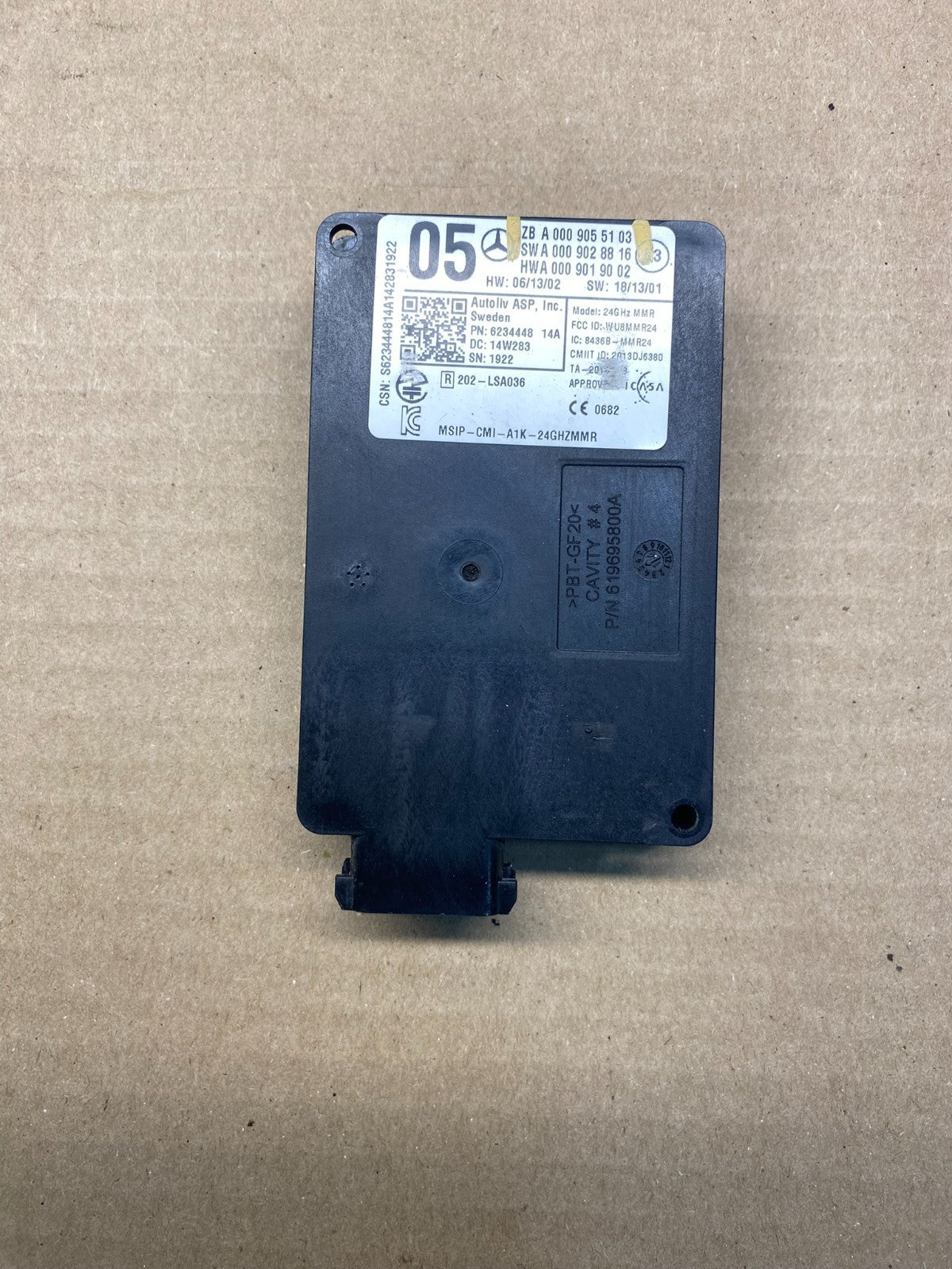 Mercedes W166 ML250 ML550 ML350 Blind Spot Radar Module Sensor AF01030