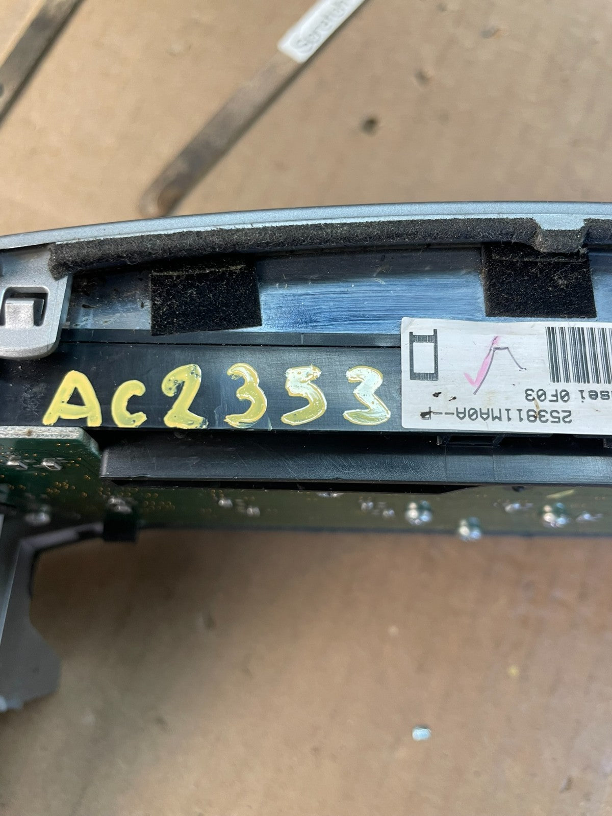 2013-2017 Infiniti QX60 Dash Center Radio Control Panel  AC2353 DG7