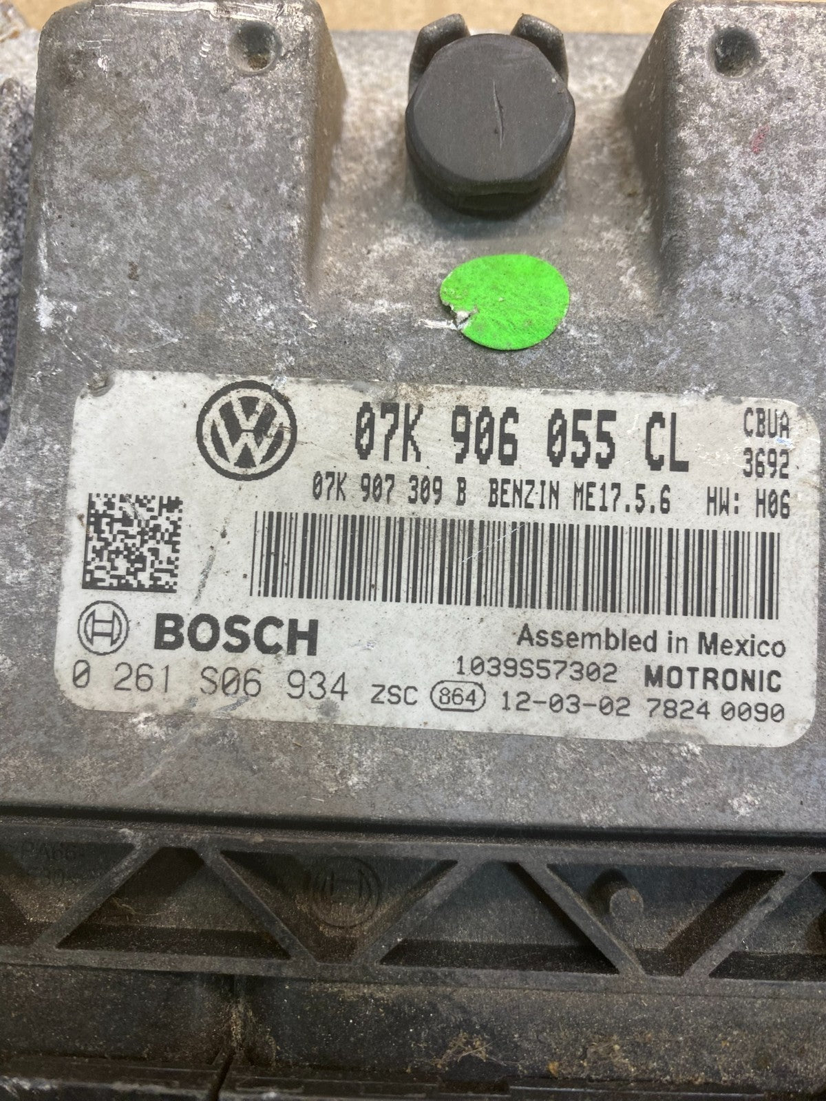 2012 Volkswagen Jetta Golf Engine Computer Ecu Ecm 07K906055CL ac0433  DG2