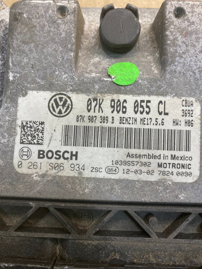 2012 Volkswagen Jetta Golf Engine Computer Ecu Ecm 07K906055CL ac0433  DG2
