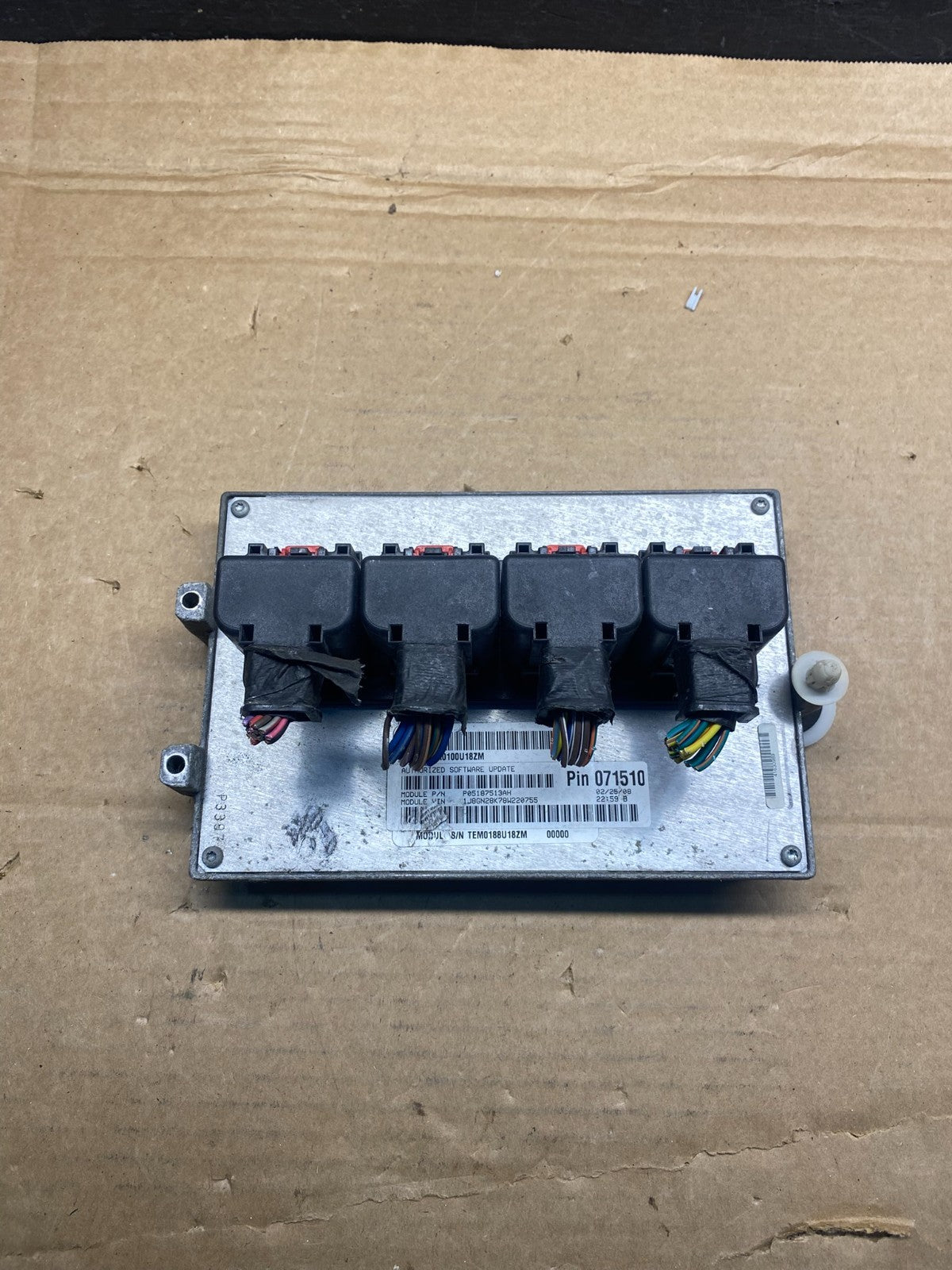 2008 Jeep Liberty Dodge Nitro 3.7L Engine Control Unit ECU ECM AH4823 DG0