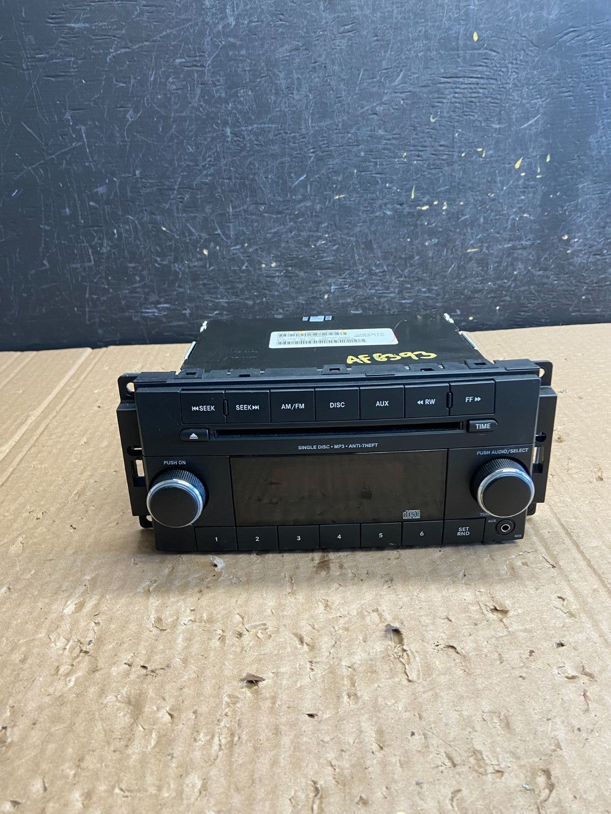 2007-2012 Chrysler Dodge Jeep Ram Radio CD MP3 AUX Receiver AF6393 DG0