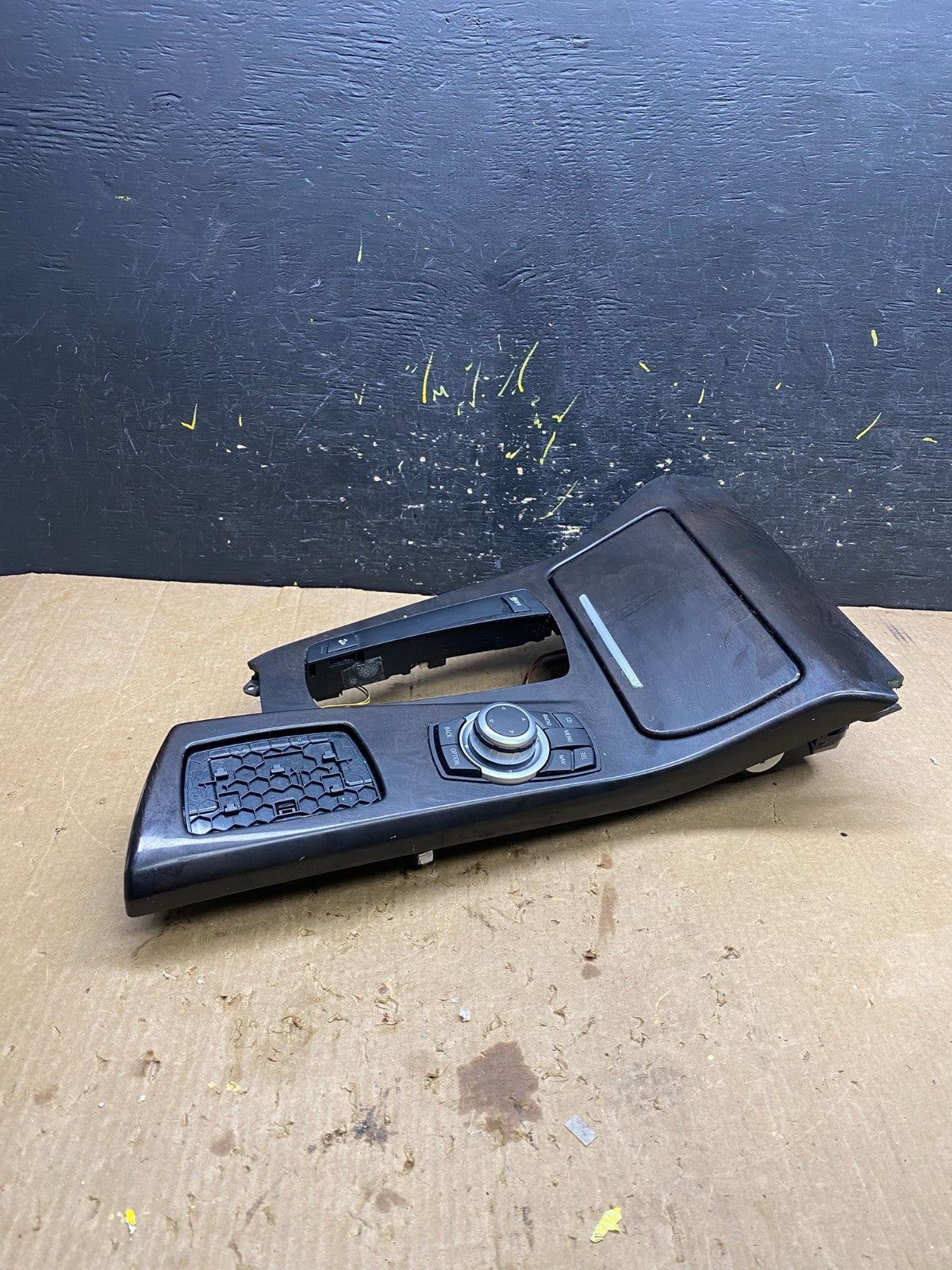 2011-2016 BMW 5 F10 Center Shifter Console Trim Cup Holder Switches OEM Z4429 DG3