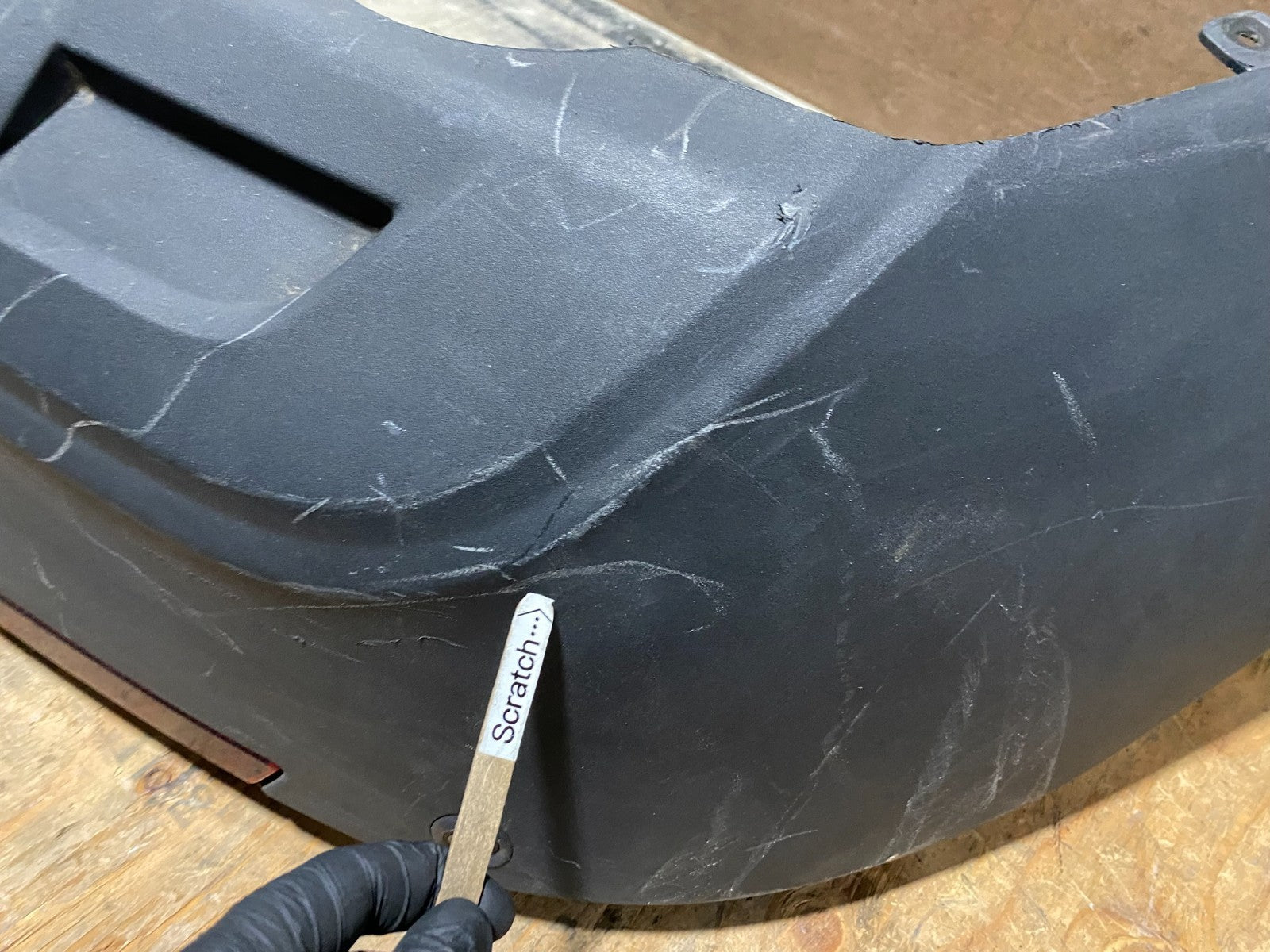 2020 to 2023 Ford Explorer Police Interceptor Rear Upper Bumper Cover X8208 PS5