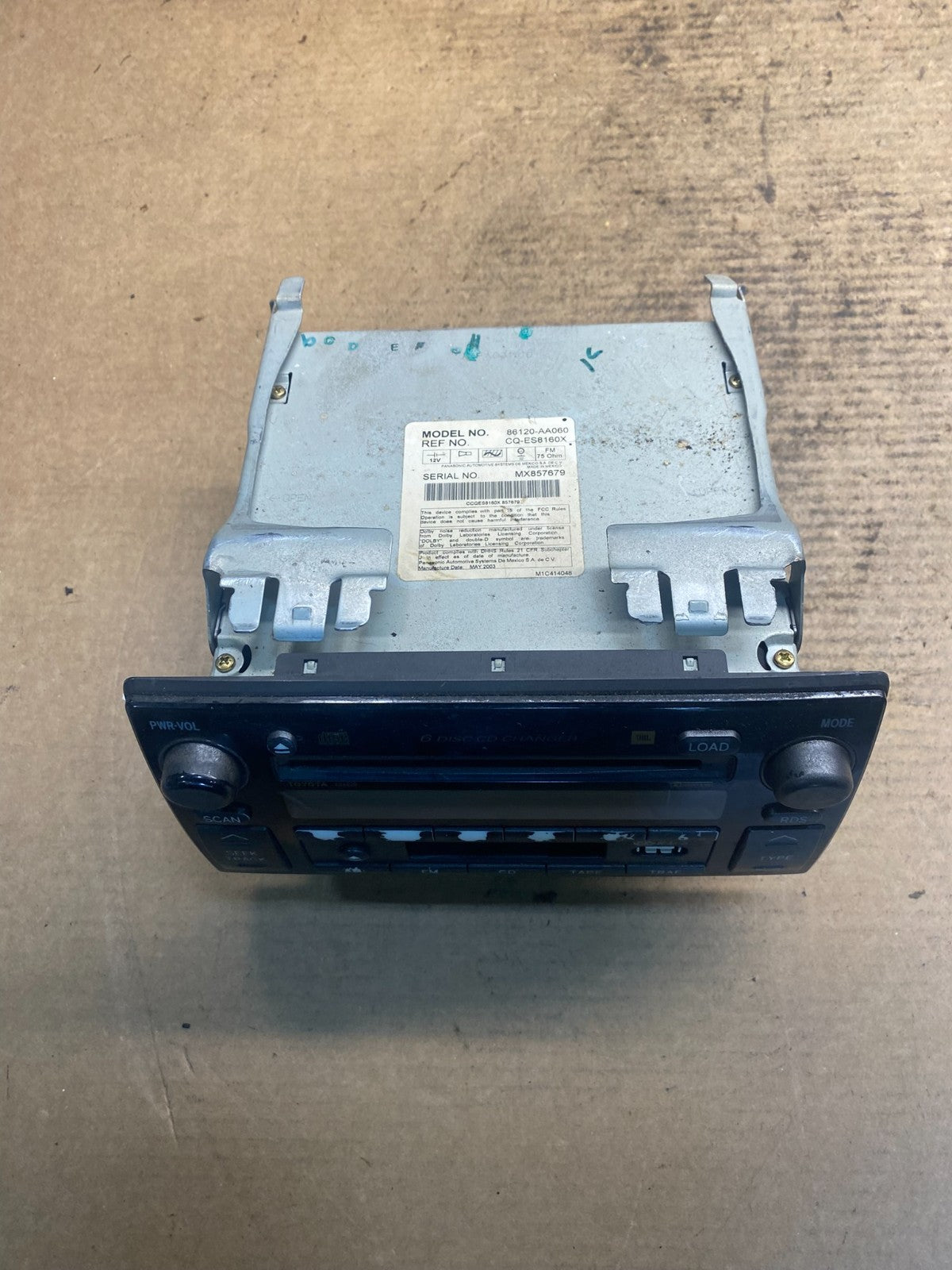 2002 2003 2004 Toyota Camry Radio AM/FM CD Player  OEM aa1784 DG5