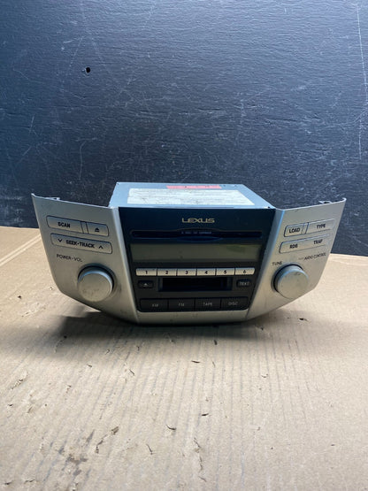 2004 2005 2006 Lexus RX330 Radio Casette AM-FM CD Player AE7936 DG0