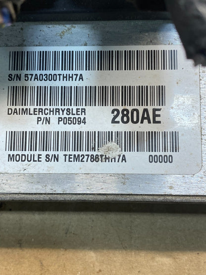 2007 Jeep Liberty Nitro 3.7L Engine Control ECM ECU Module AG4042 DG2
