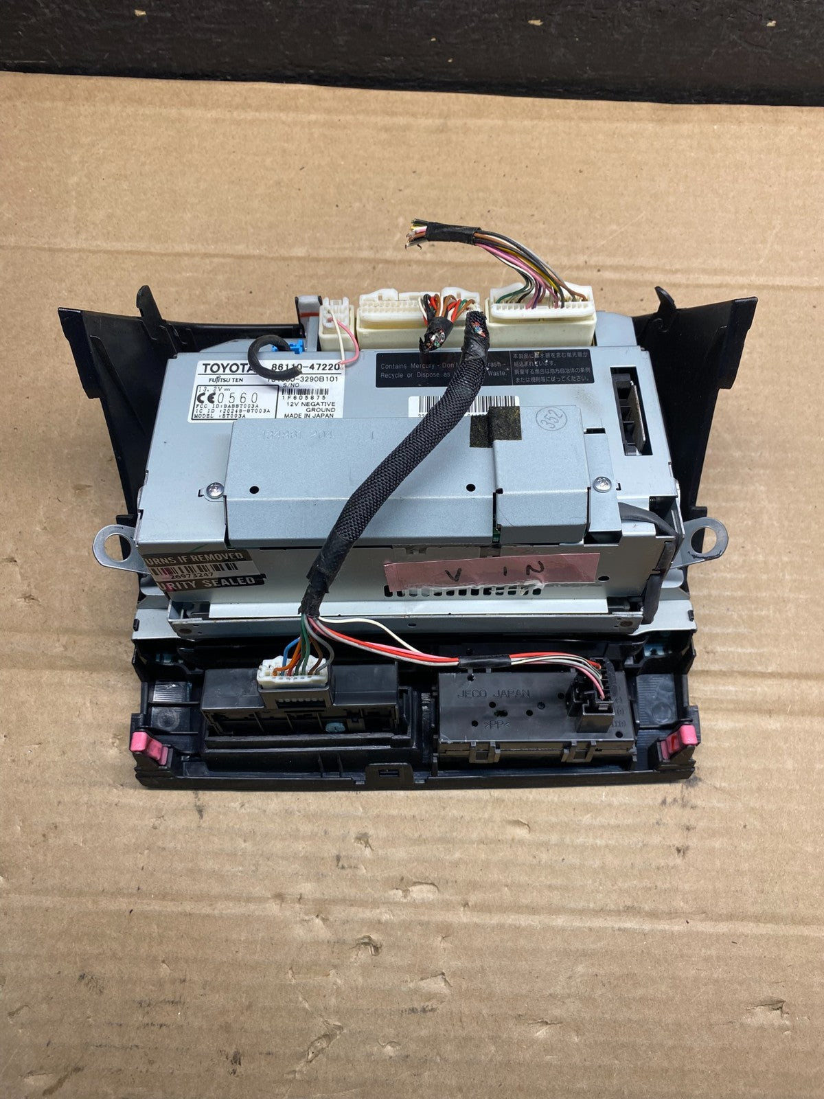 2006 to 2009 Toyota Prius Radio Stereo Receiver Screen Display AE8183 DG5