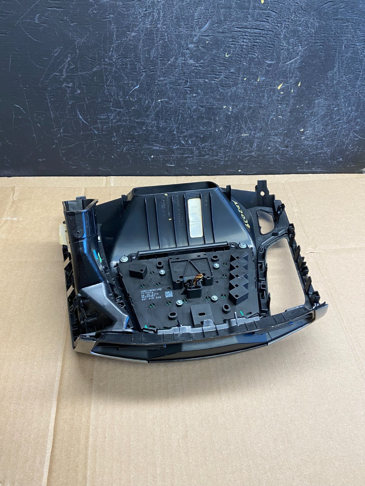 2012 to 2014 Ford Focus Radio Control Panel Trim w/ Bezel AD2039 DG4