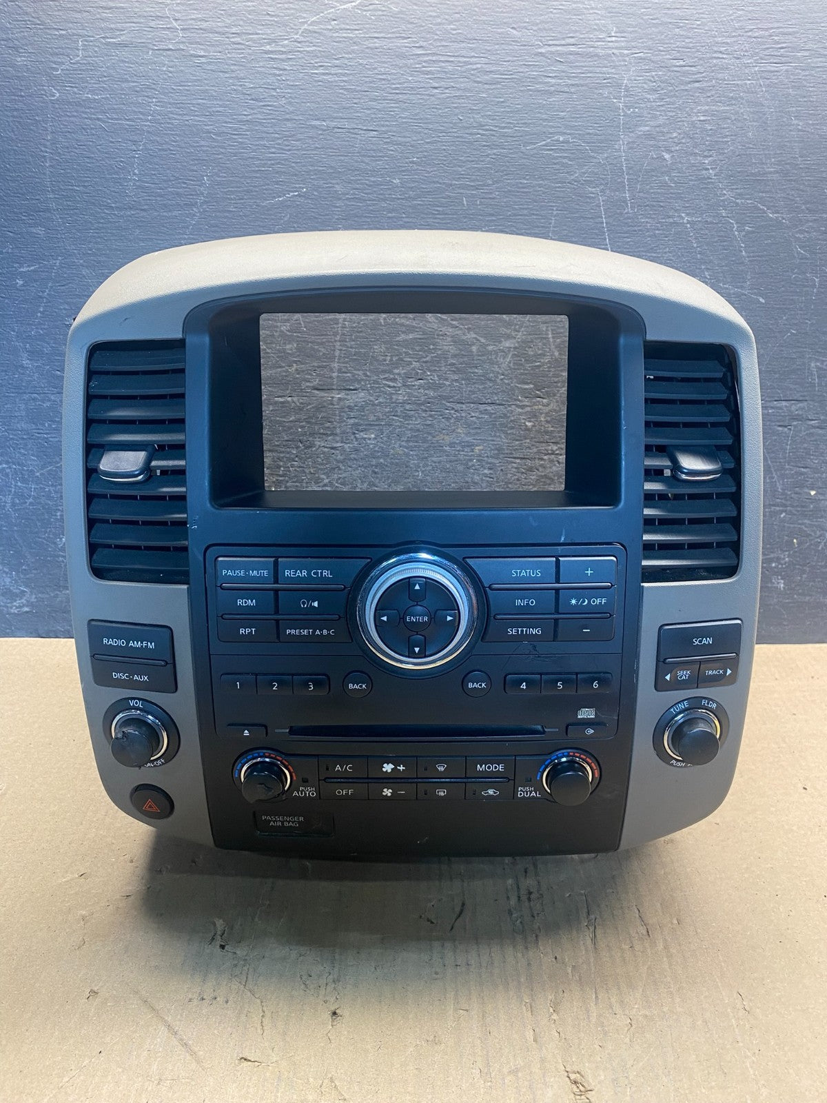 2008 2012 Nissan Pathfinder Radio A/C Heat Temperature Climate Control ah4789 DG0