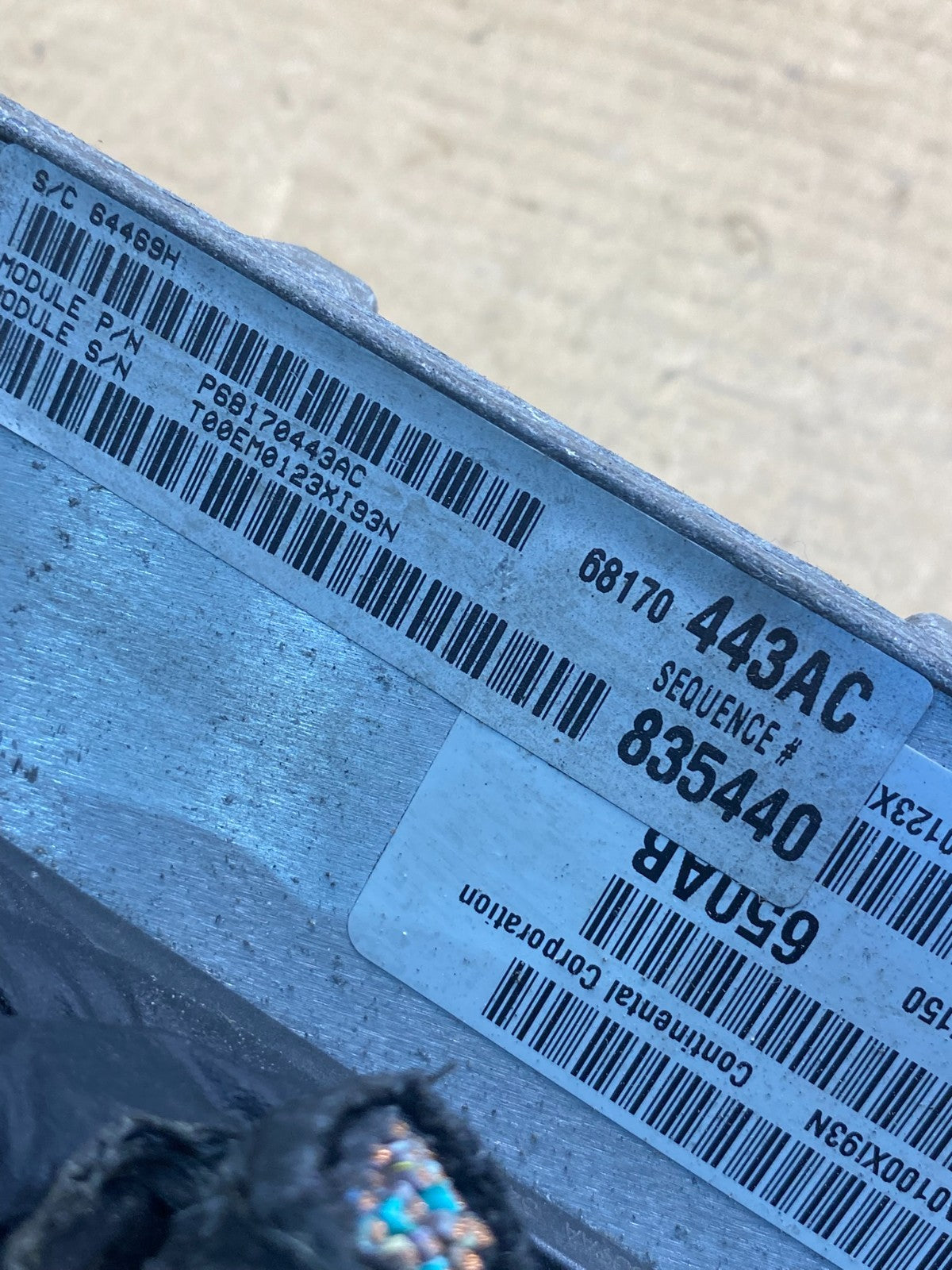 2013 Jeep Grand Cherokee 3.6L Engine Computer ECU ECM AH4951 DG2