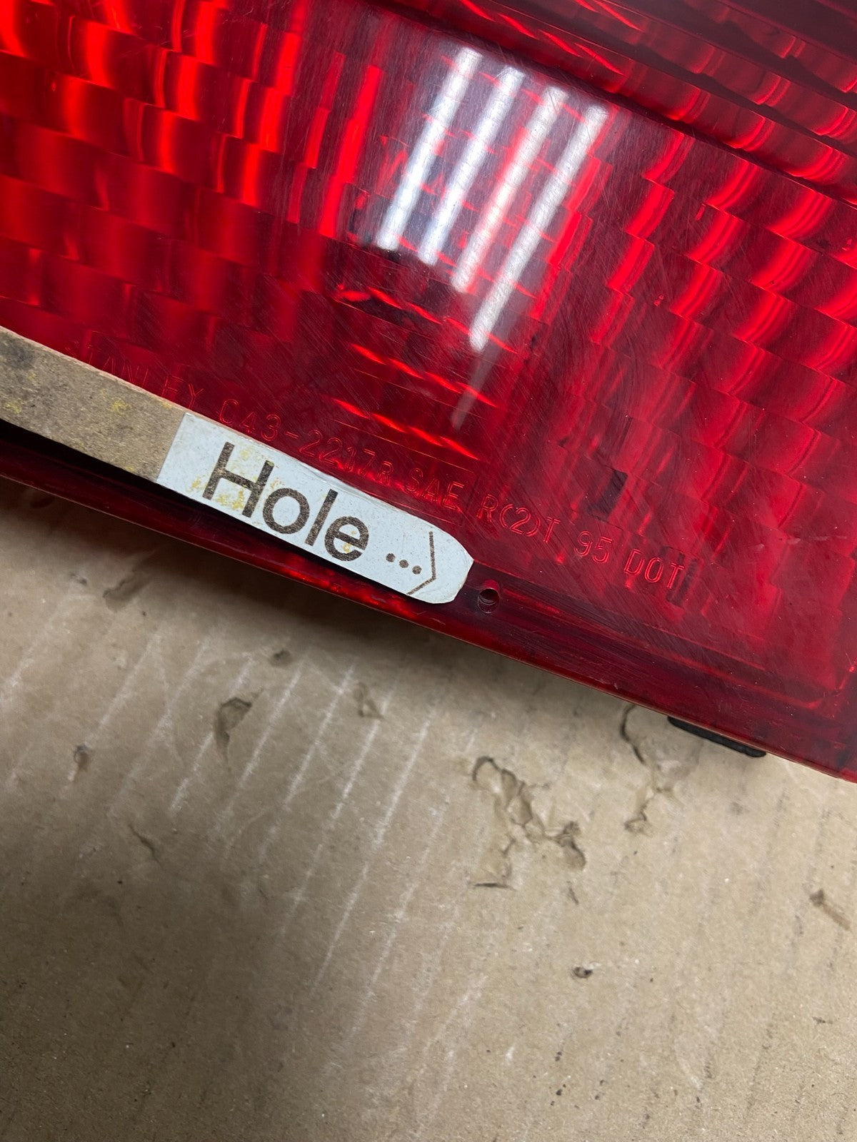 1998 to 2000 Honda Accord Right Passenger Side Inner Tail Light AI9547 LK4