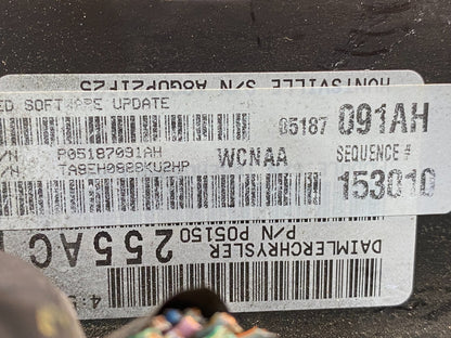 2008 2009 Dodge Dakota 4.7L Engine Computer Module ECM ECU p05187091ah AG3569 DG2