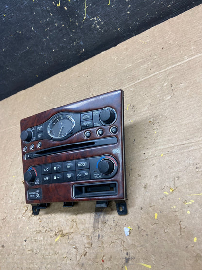 2007 to 2008 Infiniti G35 G37 Radio Player Climate Control Panel Bezel w9800 DG1