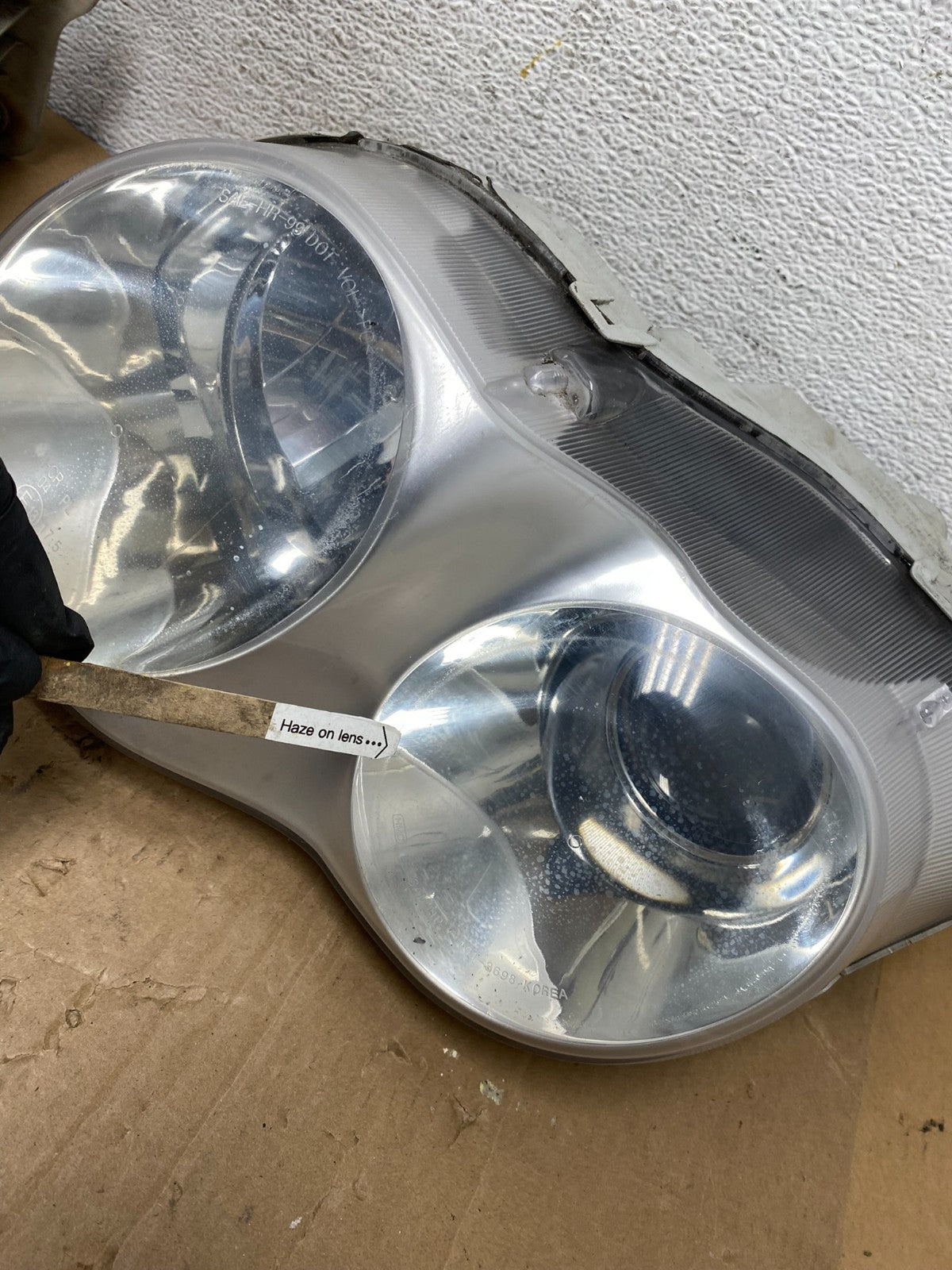 1999 2000 2001 Hyundai Coupe Left+Right Set Halogen Headlights AD8764 DG4
