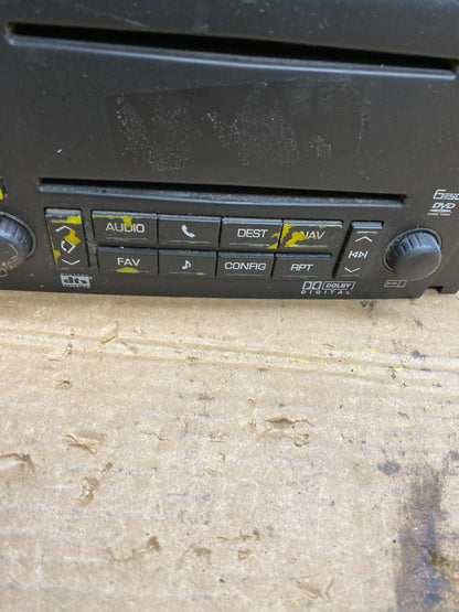 2007-2009 Cadillac Escalade Radio CD DVD GPS Navigation Screen Display Z7454 DG1