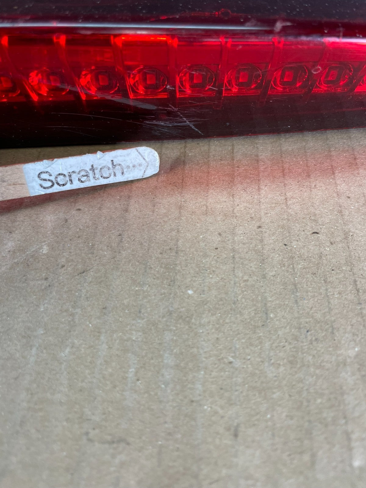 2008-2013 Cadillac Cts Sedan Trunk Lid 3rd Third Brake Tail Light ac1973 DG3
