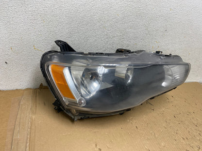 2008-2015 Mitsubishi Lancer Right Passenger Side Headlight Halogen AH2834 DW1